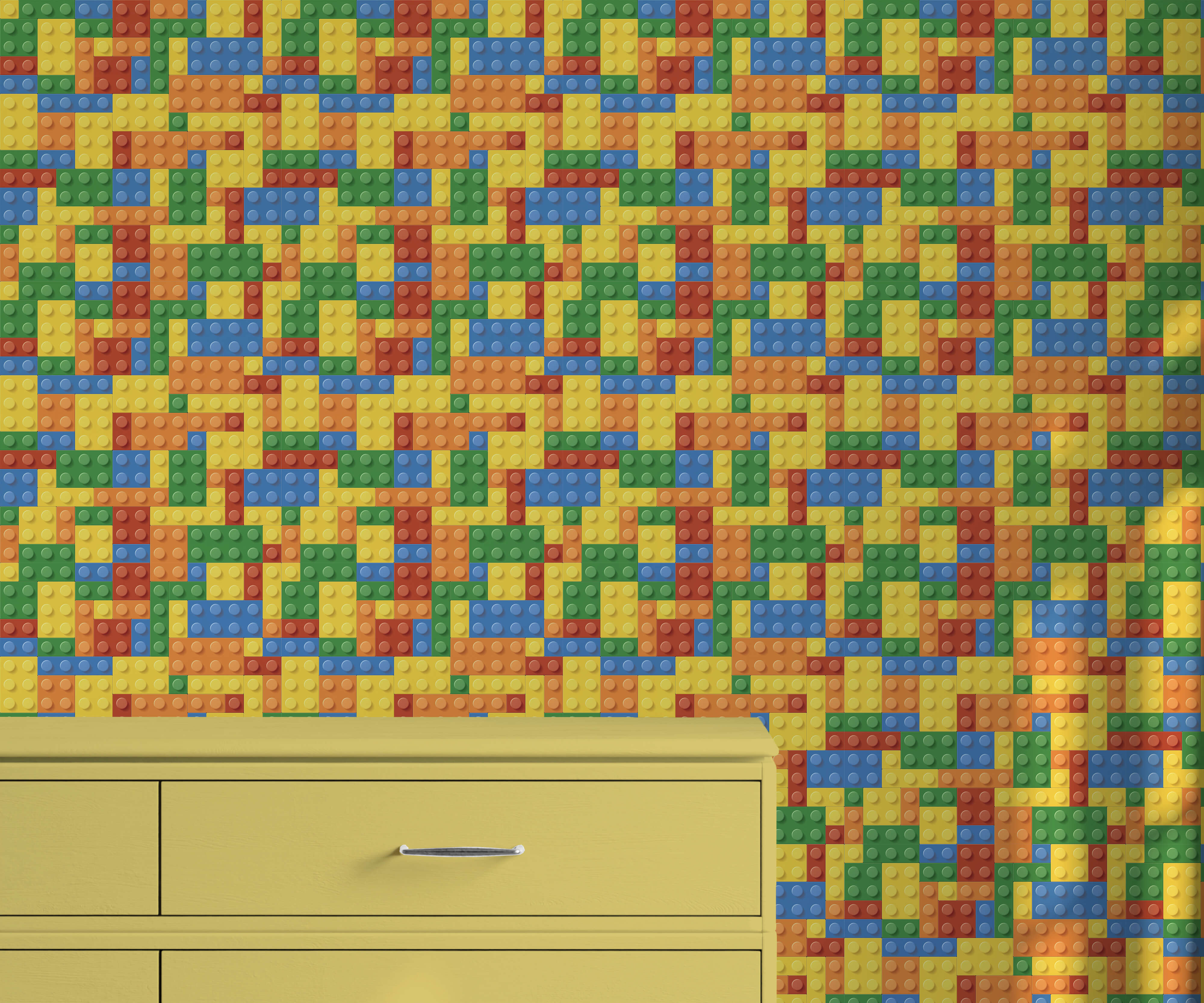 Children's Toy Building Blocks Wallpaper – Bobbi Beck